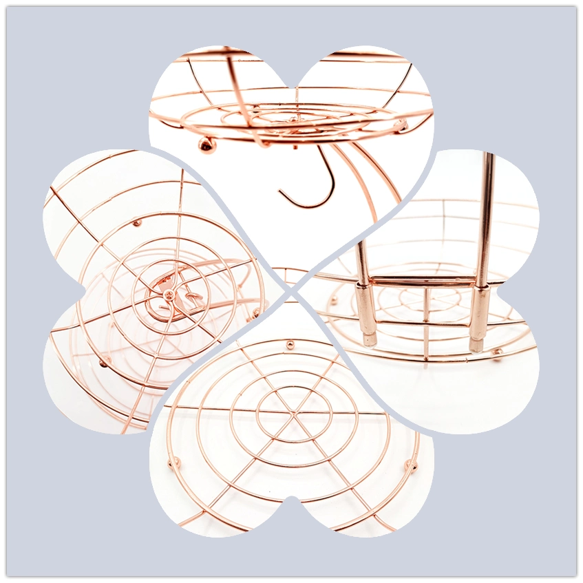 Chinese Factory 2 Tier Round Fruit Basket