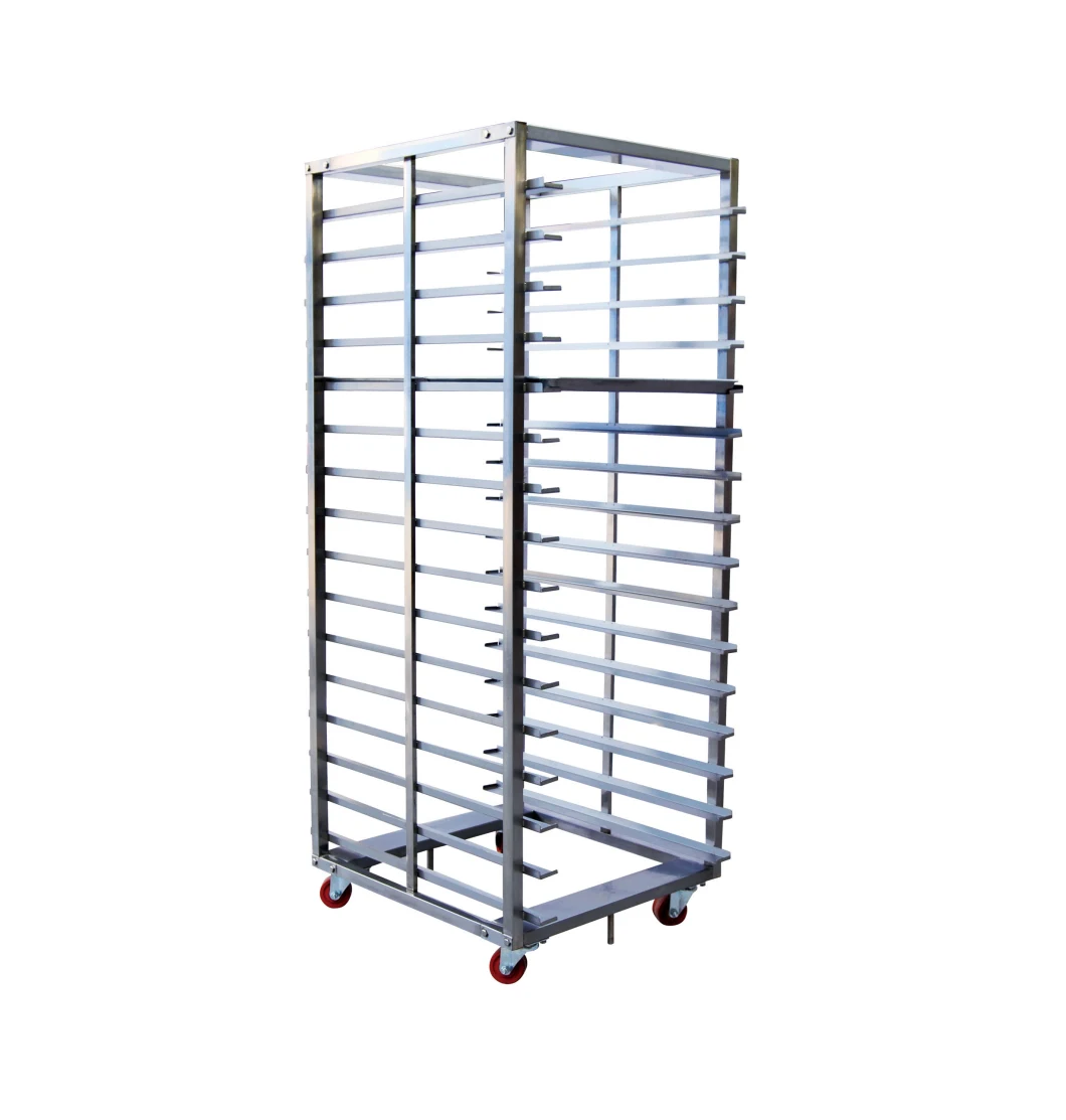 Bakery Tray Rack Trolley Stainless Steel Pan Rack for Baking and Cooling