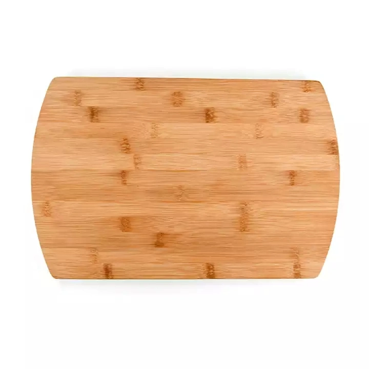 Extra Large Natural Oval Bamboo Cutting Board with Juice Grooves for Kitchenware