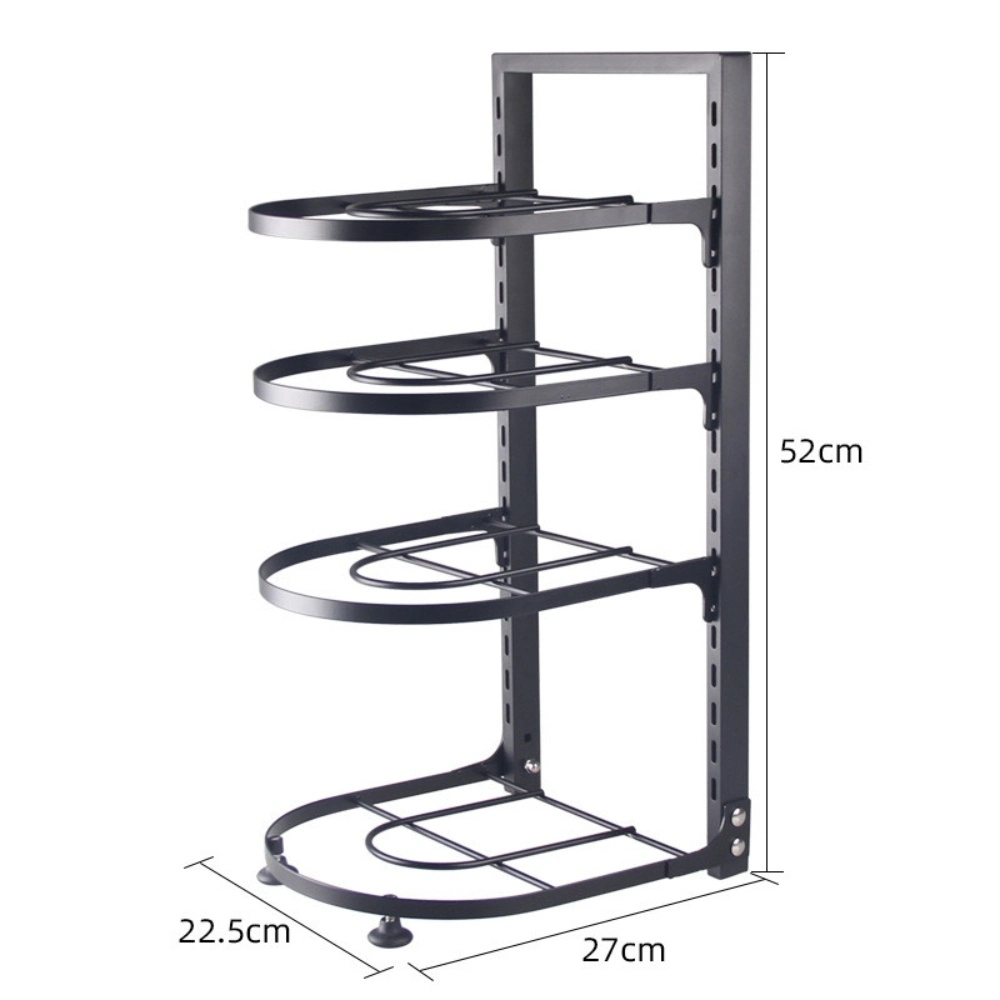 Multi-Layer Pot Storage Shelf Under Sink Cabinet Layered Rack Organizer Ai23131